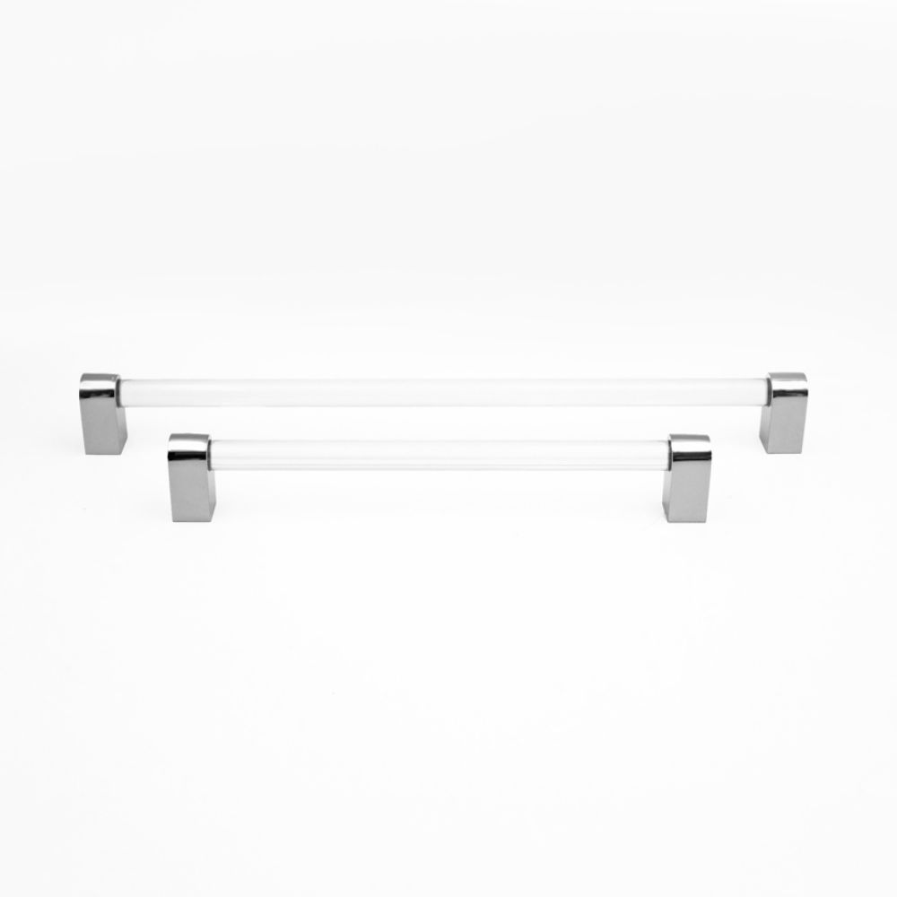 HAPNY C1002-PN Clarity 18” Appliance Pull in Clear Acrylic, Polished Nickel